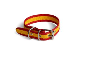 COLLAR EN CINTA NYLON BANDERA DE ESPAÑA