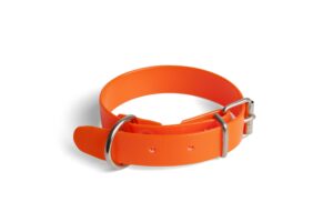 COLLAR EN CINTA PVC TPU NARANJA