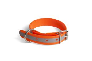 COLLAR EN CINTA PVC TPU REFLECTANTE NARANJA