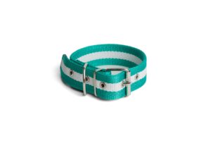 COLLAR EN CINTA NYLON REFORZADA BANDERA DE ANDALUCIA